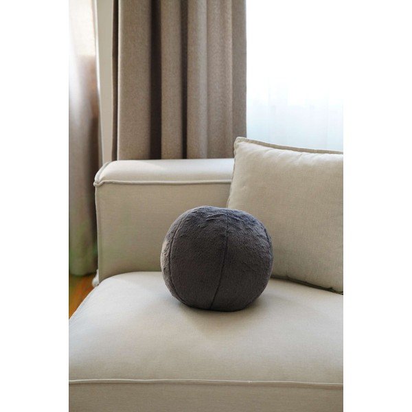 Mikroplīša dekoratīvais spilvens ø 25 cm Top – Mioli Decor-image-2