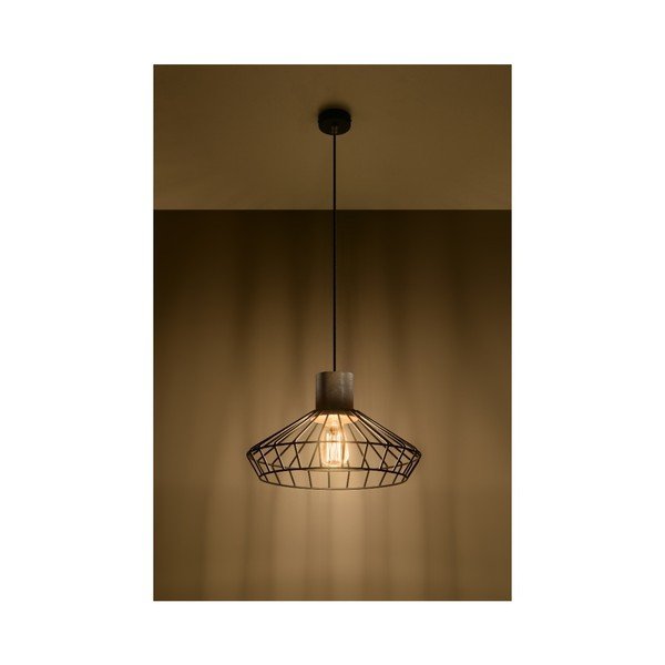Melna piekaramā lampa Sollux Avilla-image-2