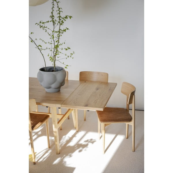 Papildu galda virsma ar ozolkoka imitāciju 100x50 cm Plainfield – Rowico-image-1