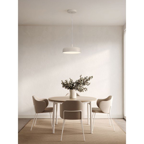Krēmkrāsas alumīnija LED piekaramā lampa ar regulējamu spilgtumu ø 40 cm Noelia – Nova Luce-image-1