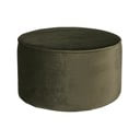 Olīvzaļš pufs WOOOD Sara Low