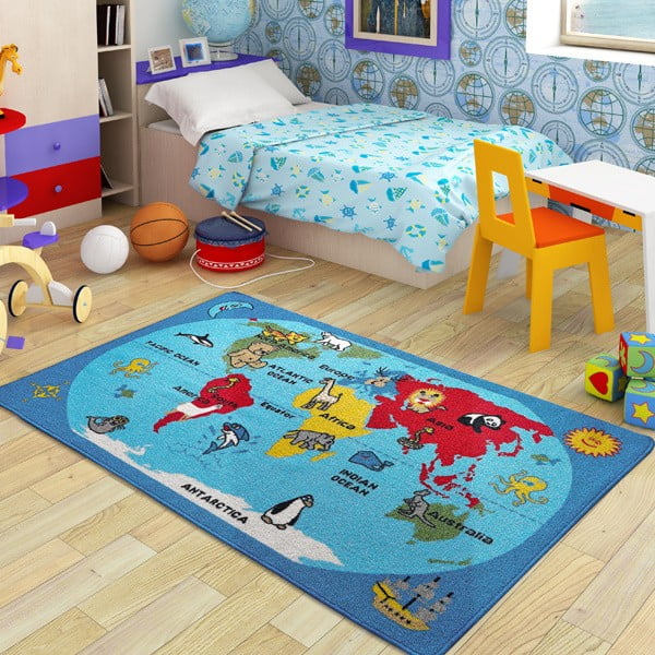 Bērnu paklājs World, 133x190 cm