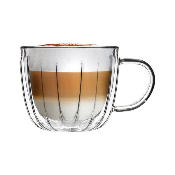 Kapučīno stikla tasītes (2 gab.) 350 ml Tulip – Vialli Design-image-4