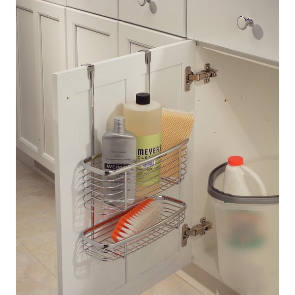 Metāla grozs virtuves skapīšiem iDesign Axis Double Basket-image-1