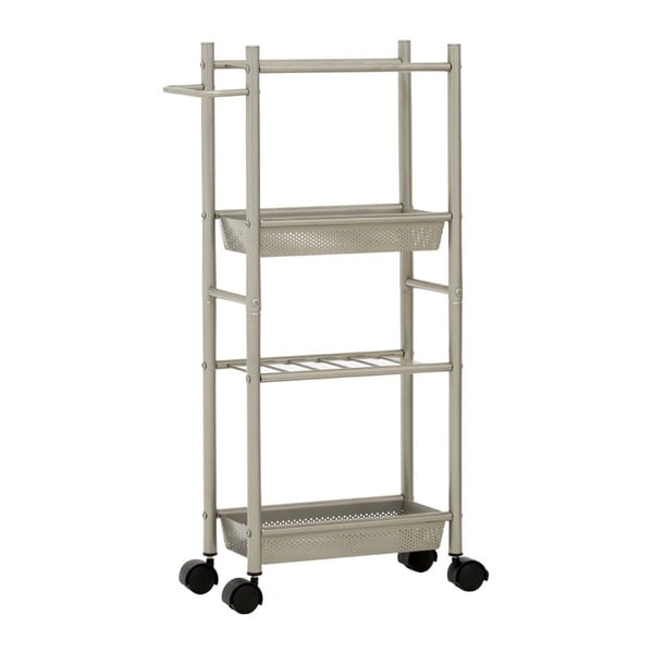 Metāla servēšanas galdiņš uz riteņiem 16x40 cm Dara – Premier Housewares-image-3
