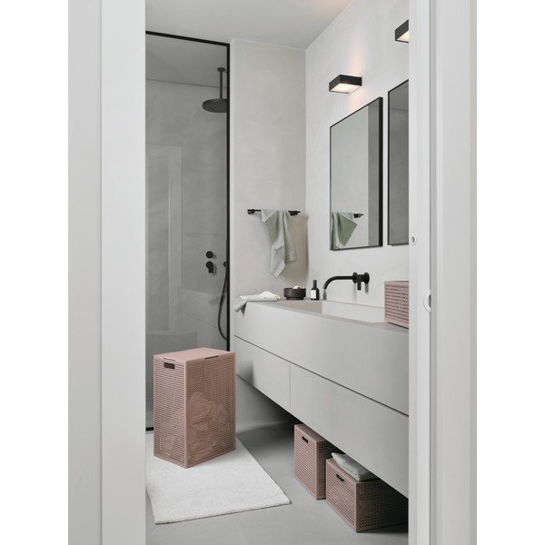 Dūmakaini rozā veļas grozs no pārstrādātas plastmasas 60 l Kaya – Curver-image-1