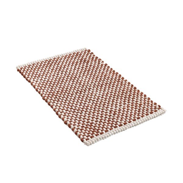 Terakotas oranžs vannas istabas paklājiņš 50x80 cm Rafael – douceur d'intérieur-image-4