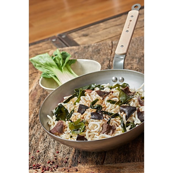 Tērauda WOK panna de Buyer B Bois, ø 28 cm-image-1
