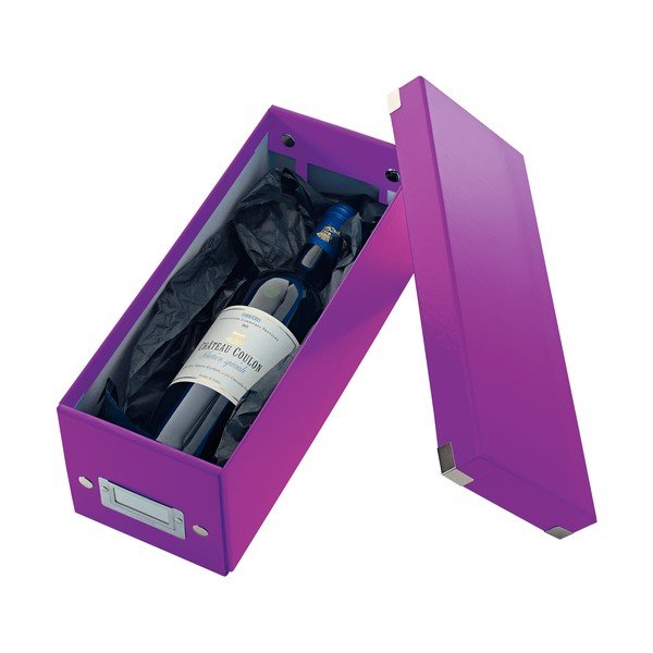 Violeta uzglabāšanas kaste ar vāku Leitz CD Disc, garums 35 cm-image-2