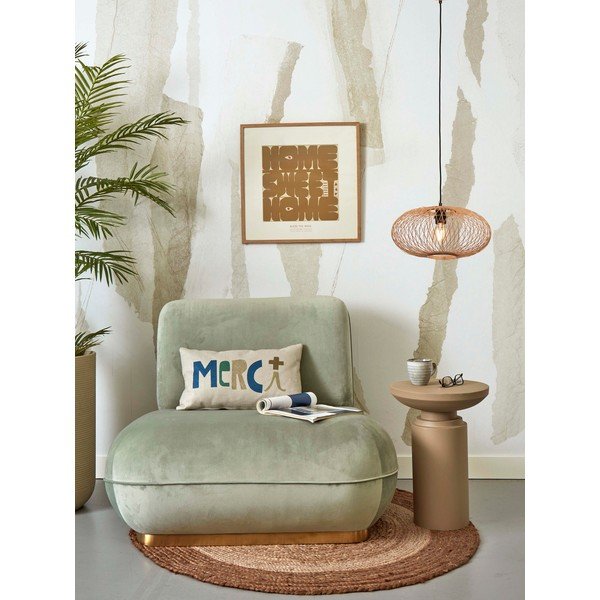 Bronzas krāsas piekaramā lampa ar bambusa abažūru ø 40 cm Cango – Good&Mojo-image-3