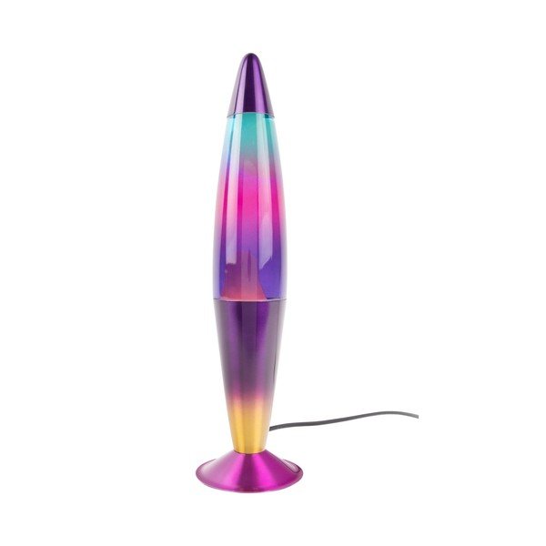 Stikla lavas lampa (augstums 41,5 cm) Rainbow Rocket Lava – Leitmotiv