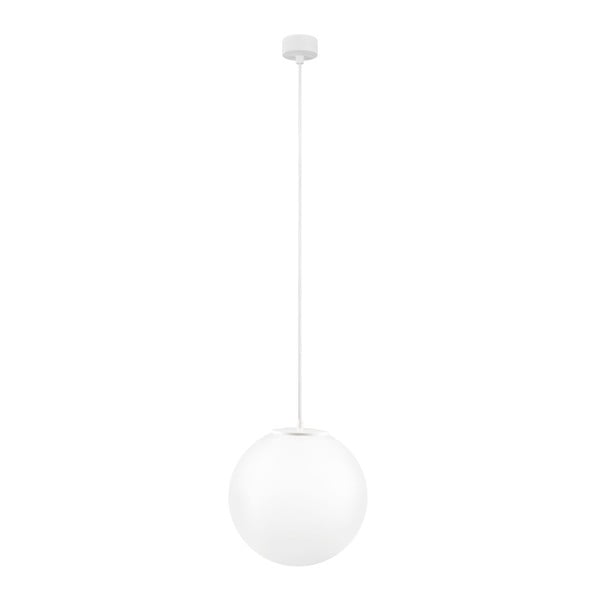 Balta griestu lampa ar baltu kabeli Sotto Luce Tsuri, ∅ 30 cm