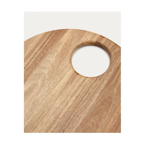 Koka griešanas dēlis pasniegšanai ø 36 cm Klot – Kave Home-image-4