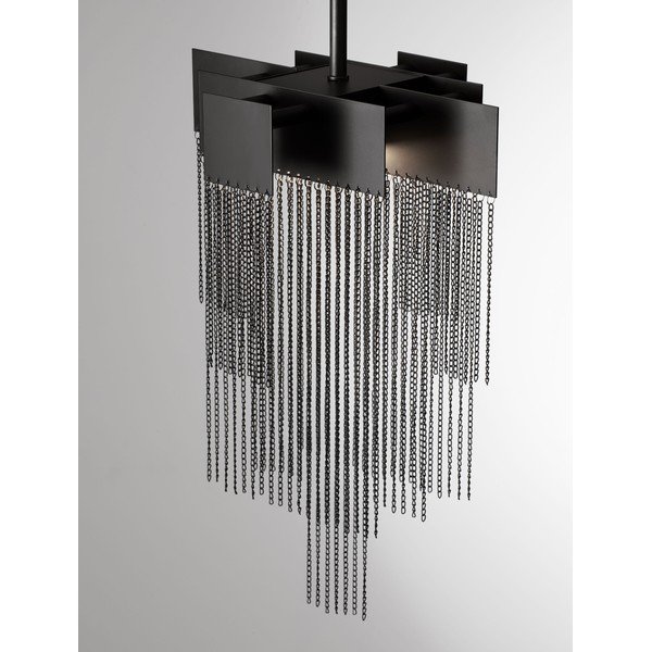 Matēti melna tērauda LED piekaramā lampa ar regulējamu spilgtumu Revια – Nova Luce-image-3