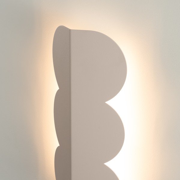 Pelēkbrūna alumīnija sienas lampa BISCUIT – Thoro-image-3