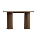 Brūns konsoles galds 40x130 cm Nola – Unique Furniture