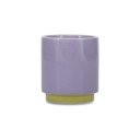 Zaļa/violeta akmensmasas tasīte 130 ml Duo – ONA