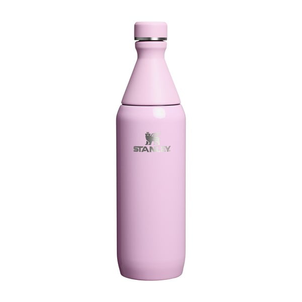 Rozā nerūsējošā tērauda termopudele 600 ml All Day Slim Bottle Cherry Blossom Gloss – Stanley