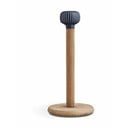 Papīra dvieļu turētājs no ozolkoka ar tumši zilām porcelāna detaļām Kähler Design Hammershoi