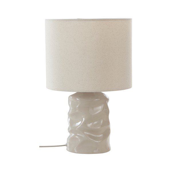 Pelēka keramikas galda lampa (augstums 40 cm) Milera – Jotex