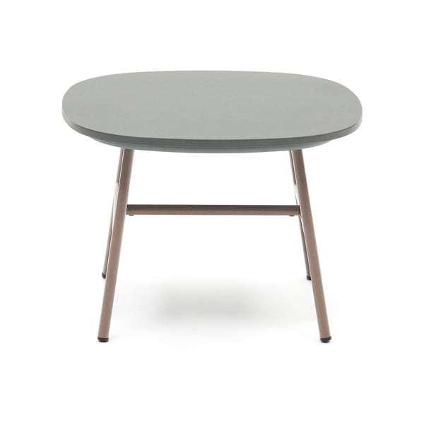 Apaļš dārza sānu galdiņš ar betona galda virsmu ø 60 cm Bramant – Kave Home