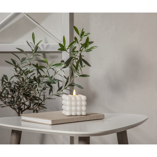 Balta LED svece Star Trading Flamme Dot, augstums 9,5 cm-image-2