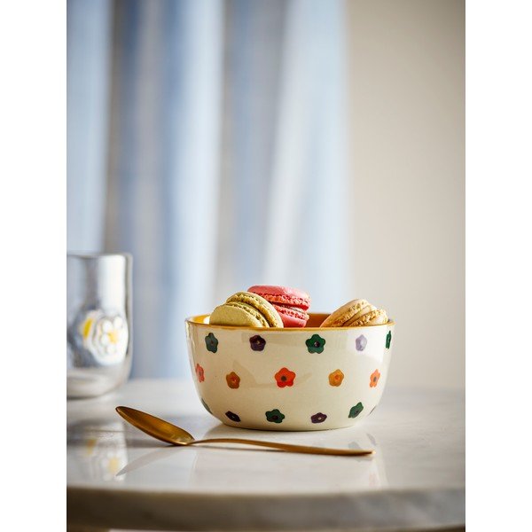 Bēša akmensmasas bērnu bļoda ø 12 cm Addy – Bloomingville Mini-image-1