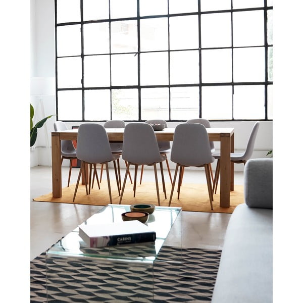 Izvelkams ēdamgalds no ozolkoka Kave Home Vivy, 180 x 90 cm-image-4