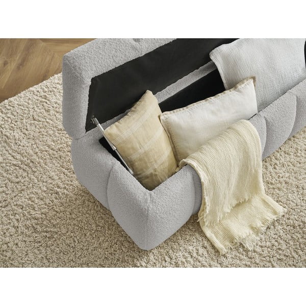 Gaiši pelēks sols no buklē auduma Mont Blanc – Bobochic Paris-image-4