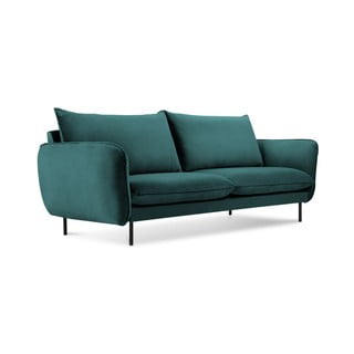 Zaļganzils samta dīvāns Cosmopolitan Design Vienna, 160 cm