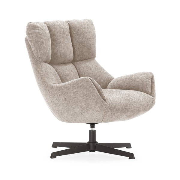 Krēmkrāsas atpūtas krēsls Odette – Marckeric