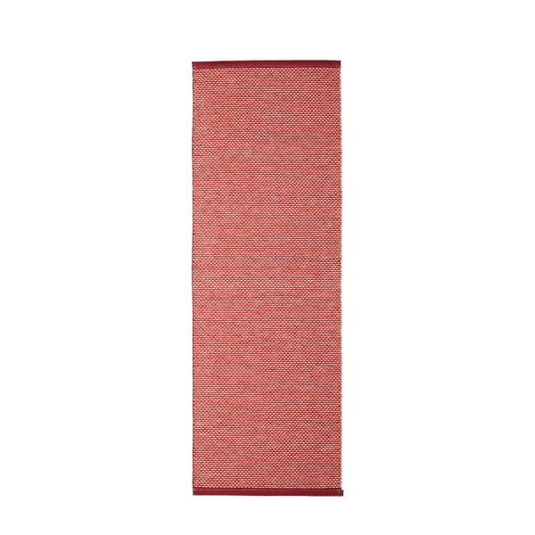 Sarkans iekštelpu un āra celiņa paklājs 70x200 cm Effi Dark Red – Pappelina-image-3