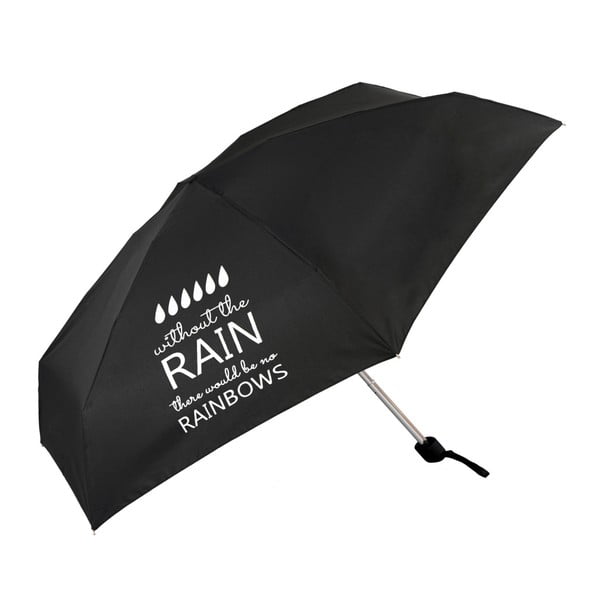 Melns saliekams lietussargs Ambiance Rain Repeller, ⌀ 94 cm