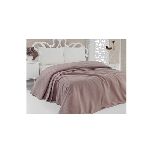 Gultas pārklājs Pique Pink, 160 x 240 cm-image-1