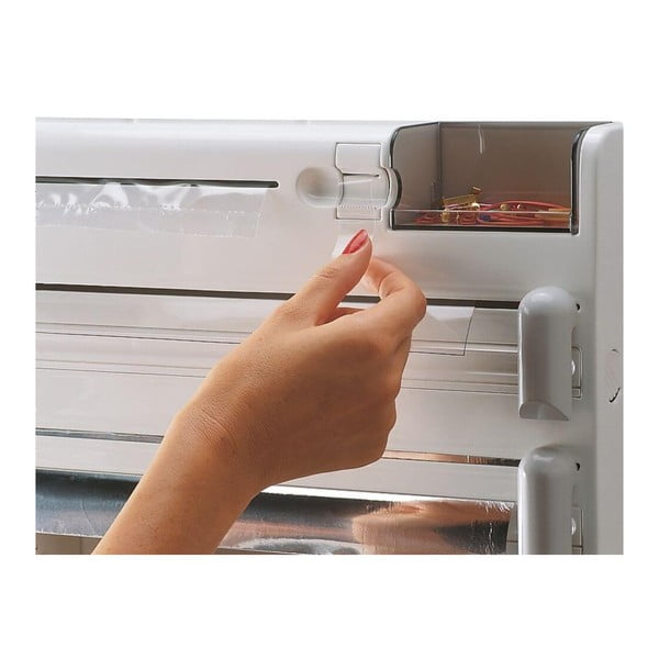 Balts plastmasas sienas folijas un papīra dvieļu turētājs Parat – LEIFHEIT-image-3