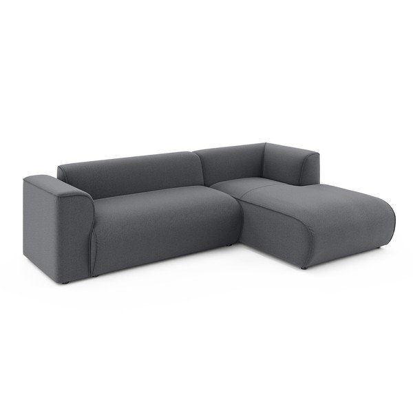 Tumši pelēks stūra dīvāns (ar labo stūri/ar zvilni) Merid  – Ropez-image-2