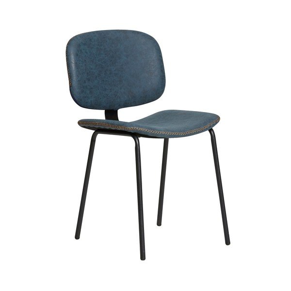 2 zilu ēdamistabas krēslu komplekts Marckeric Mali-image-3