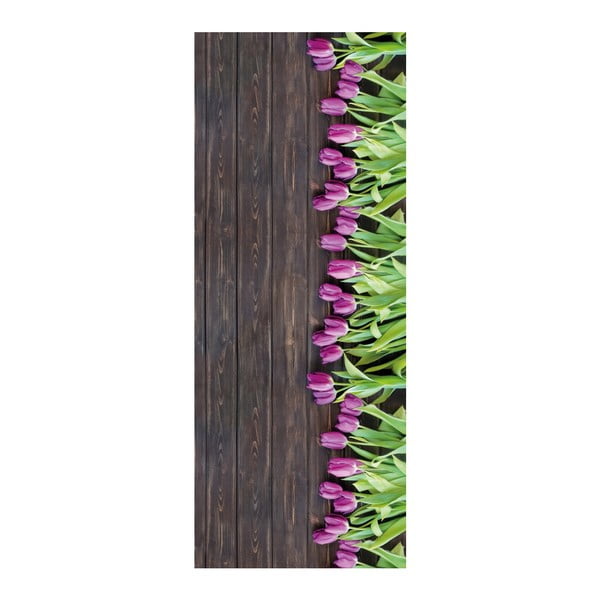 Augstas izturības paklājs Webtappeti Tulipes, 58 x 115 cm