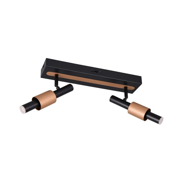 Melna/bronzas krāsas LED prožektora tipa lampa 20,5x42 cm Ikaris – Trio Select