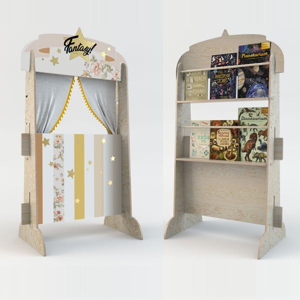 Sienas dekoratīvais grāmatu statīvs Dekornik Cirka statīvs-image-1