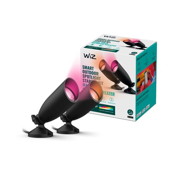 LED viedais āra gaismeklis 5 W Ground Spot Starter Kit – WiZ