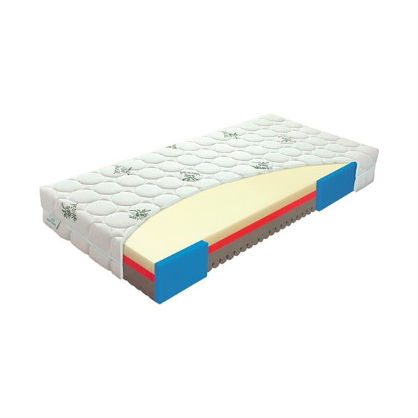 Vidēji stingrs putu matracis 180x200 cm Comfort Senior – Materasso-image-1