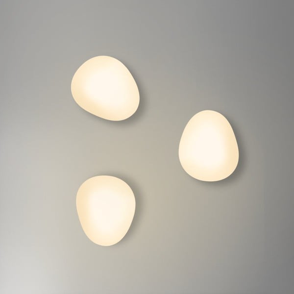 Balta sienas lampa Stones – Candellux Lighting-image-1