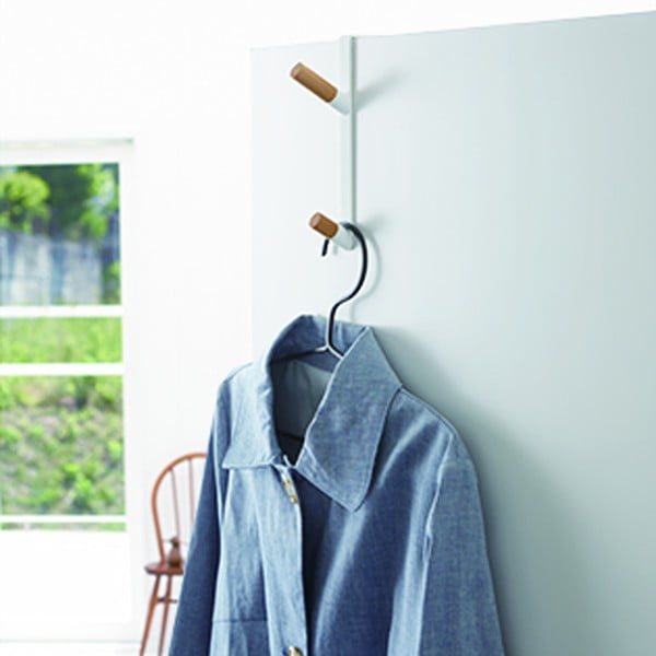 Balts metāla durvju pakaramais 1,5 cm Tower – YAMAZAKI-image-3