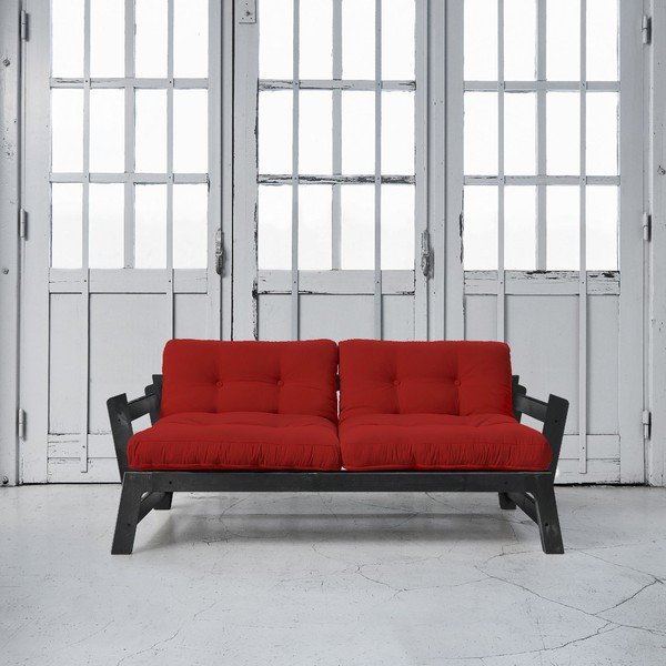 Dīvāns gulta Karup Step Black/Red-image-1