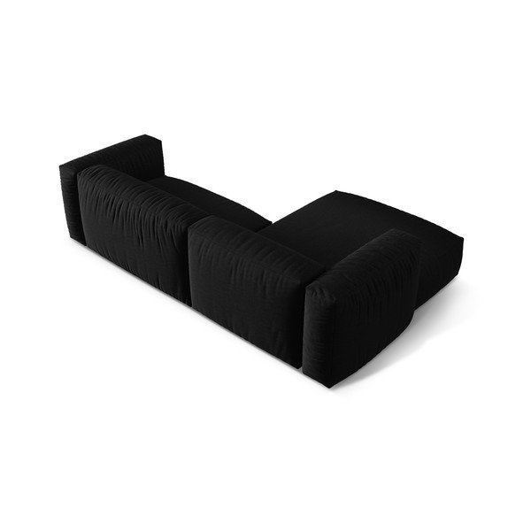 Melns modulārais stūra dīvāns (ar kreiso stūri) Martina – Micadoni Home-image-4