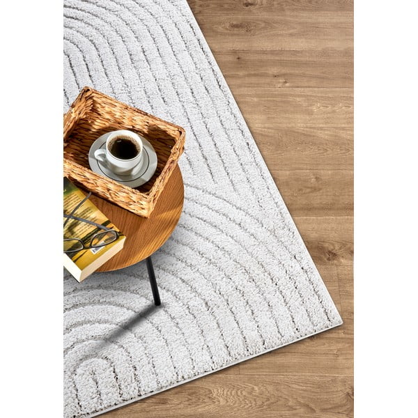 Balts paklājs 160x235 cm Panglao New York White – Elle Decoration-image-2