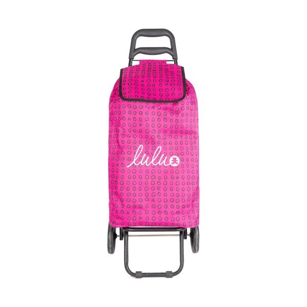 Purpura iepirkumu soma ar riteņiem Lulucastagnette Ridey, 37 l-image-2