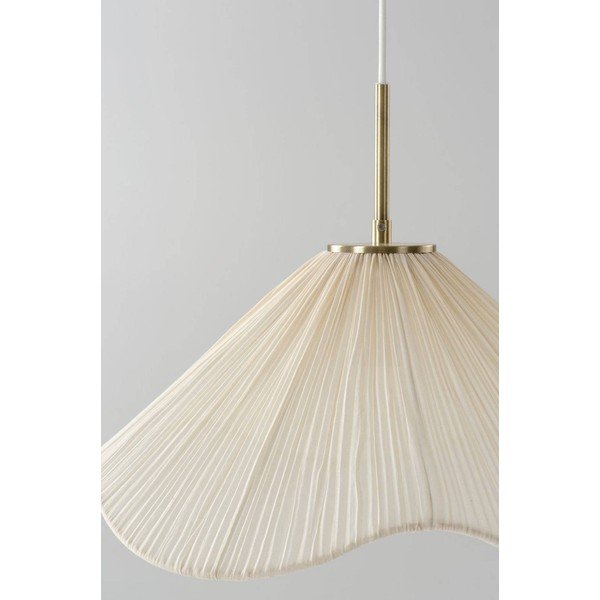 Krēmkrāsas tekstila piekaramā lampa ø 50 cm Lunaria – Jotex-image-4