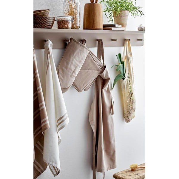 2 bēšu kokvilnas karstumizturīgo paliktņu komplekts Södahl, 23 x 23 cm-image-1